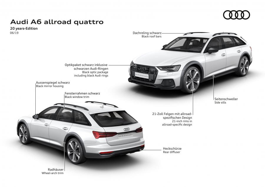 Схема Audi A6 50 TDI Allroad Quattro 2019 года  (WW) (фото 27 из 29)